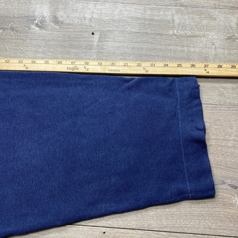 Polo Ralph Lauren Sweatpants Mens M Navy Blue Pink Drawstring Wide Leg Lounge